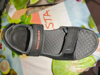 Sandalias Skechers Negro/Gris