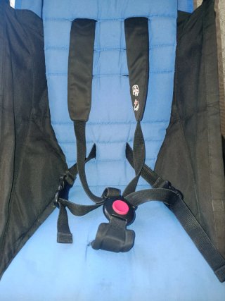 Cochecito Yoyo Azul Plegable, estructura y silla