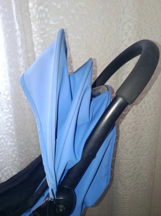 Cochecito Yoyo Azul Plegable, estructura y silla