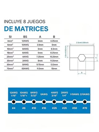 Crimpadora Hidráulica YQK-70 Manual