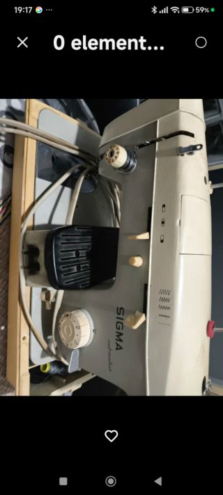 Máquina de coser antigua