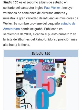 DVD de Paul Weller: "Studio 150 Live" (2004)