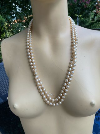 Collar largo de perlas