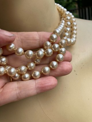 Collar largo de perlas
