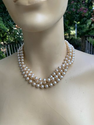 Collar largo de perlas