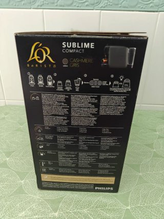 Cafetera L'Or Barista Sublime Compact Gris