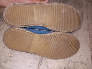 Mocasines unisex de piel natural talla 41