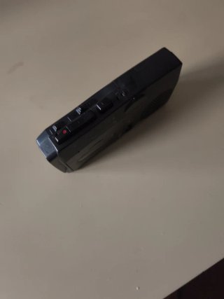Grabadora Sanyo Microcassette Negra