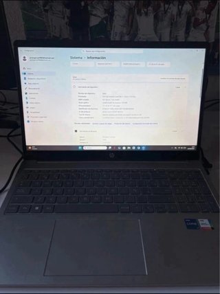Ordenador portátil HP gris/plateado