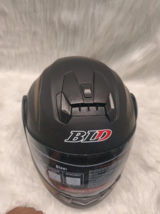 Casco Moto BLD Negro y Dorado