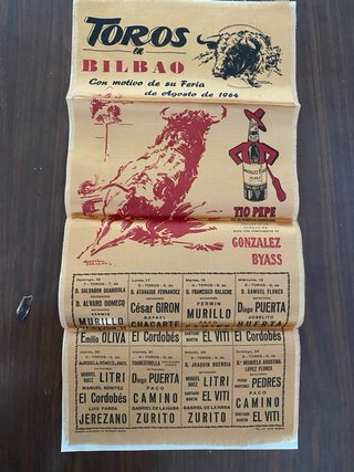 2 Carteles de Toros de Seda Madrid