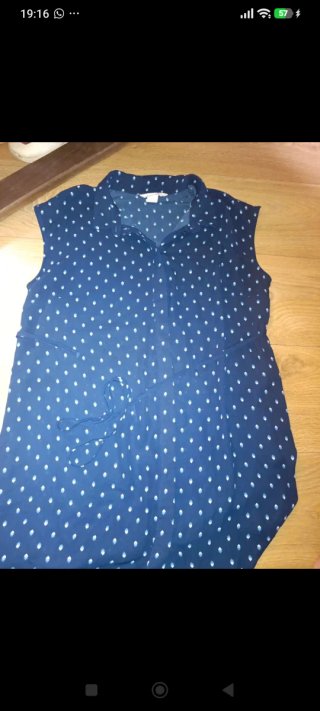 Camisa premamá H&M Talla M Lunares