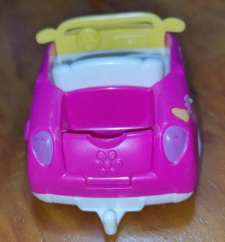 Coche Pinypon Rosa con Flores