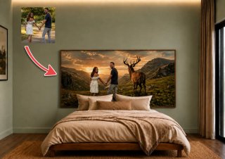 Cabecero de madera personalizada