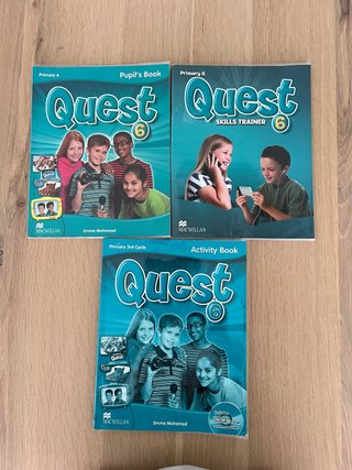 3 libros de texto ingles Quest 6. Macmillan