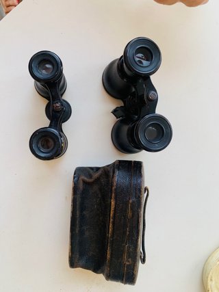 Prismáticos antiguos de ópera