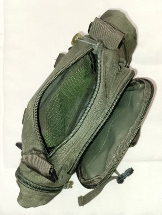 Riñonera Táctica MIL-TEC Verde Militar