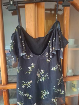 Conjunto Zara Tul Flores S