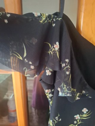 Conjunto Zara Tul Flores S