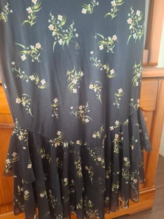 Conjunto Zara Tul Flores S