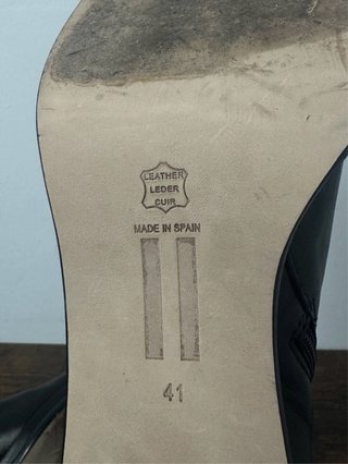 Botas MISTA negras cuadradas tacón