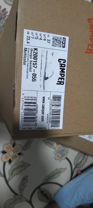 Sandalias Camper Blancas y Amarillas