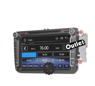 AZ RADIO NAVEGADOR 8" VOLKSWAGEN VW USB GPS TACTIL HD M00036