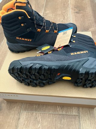 Botas de trekking Mammut Gore-Tex Negras Naranja
