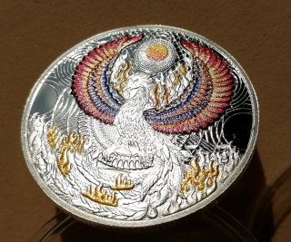 Moneda Talismán Ave Fénix