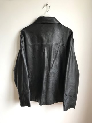 Vintage JCC Black Leather Jacket Clasicc Style