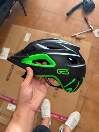Casco de Bicicleta Negro y Verde