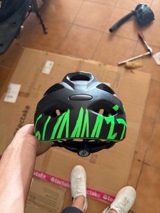 Casco de Bicicleta Negro y Verde
