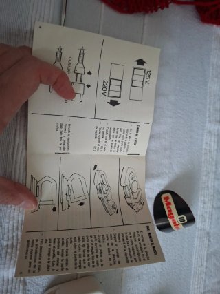 Mini plancha de viaje vintage Magefesa