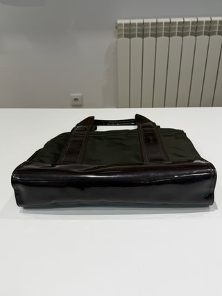 Bolso Tory Burch Cabas Marrón y Verde