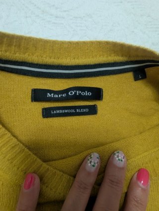 Jersey Marc O’Polo Lana Mostaza Talla M