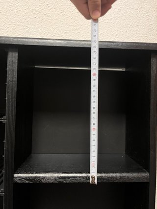 Mueble Estantería Negro para CDs