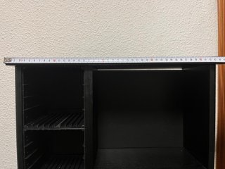 Mueble Estantería Negro para CDs