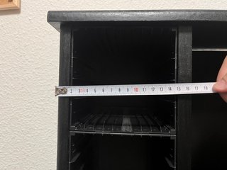 Mueble Estantería Negro para CDs