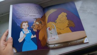 La Bella y la Bestia Libro con juegos y actividad