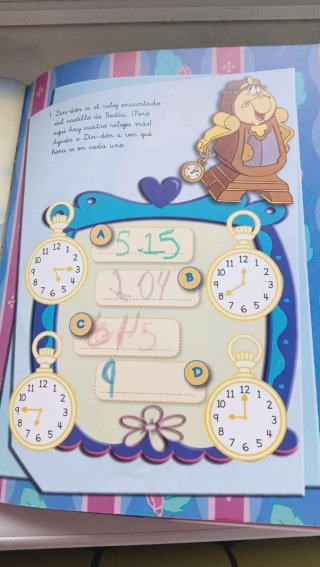 La Bella y la Bestia Libro con juegos y actividad