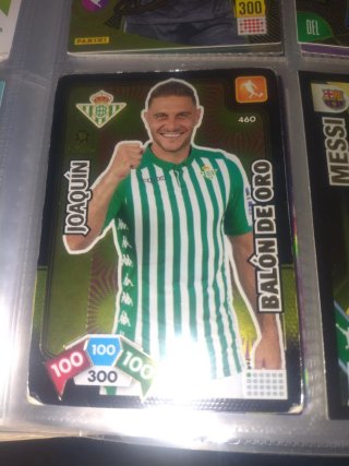 Cromo Joaquín Balón de Oro 2019-20