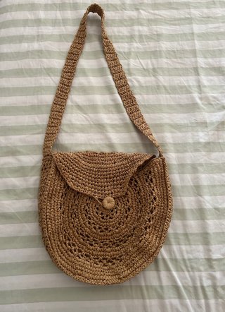 Bolso de yute Pull&Bear redondo
