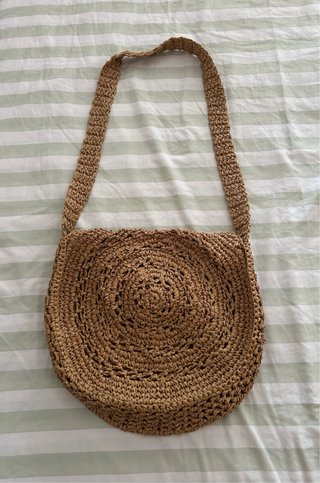 Bolso de yute Pull&Bear redondo