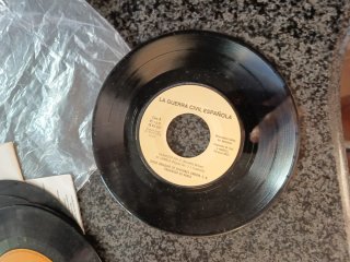 Discos Vinilo.Canciones de la Guerra Civil español