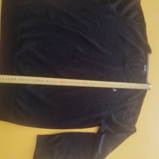 Jersey Fred Perry Pico Negro Merino y Algodón XXL