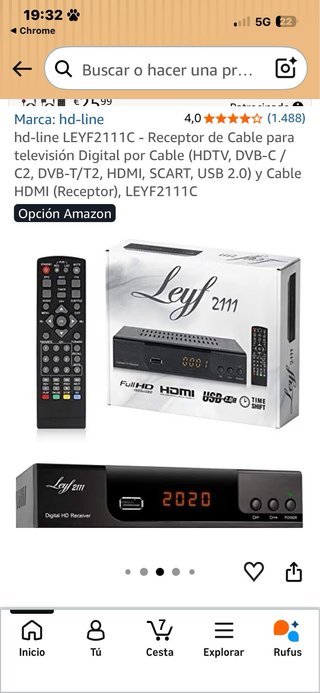 Receptor TDT Leyf 2111 Full HD"