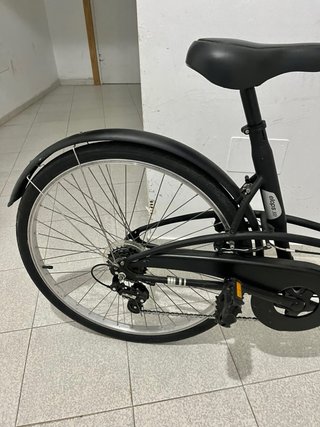 Bicicleta Paseo BTWIN Negra