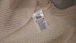Cárdigan Natura Punto Talla Única Beige