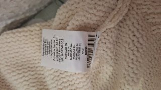 Cárdigan Natura Punto Talla Única Beige
