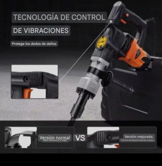 NUEVO! Martillo demoledor 1400W SDS con  cinceles